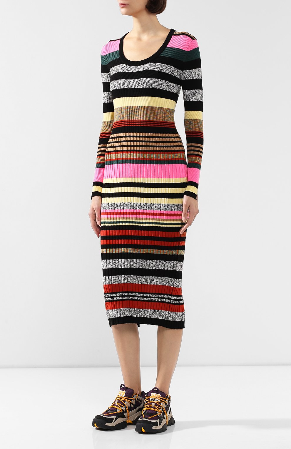 Платье KENZO разноцветного цвета по цене 41550 руб., арт. F962R0402807, фото 3 Платье KENZO, арт. F962R0402807, фото 3