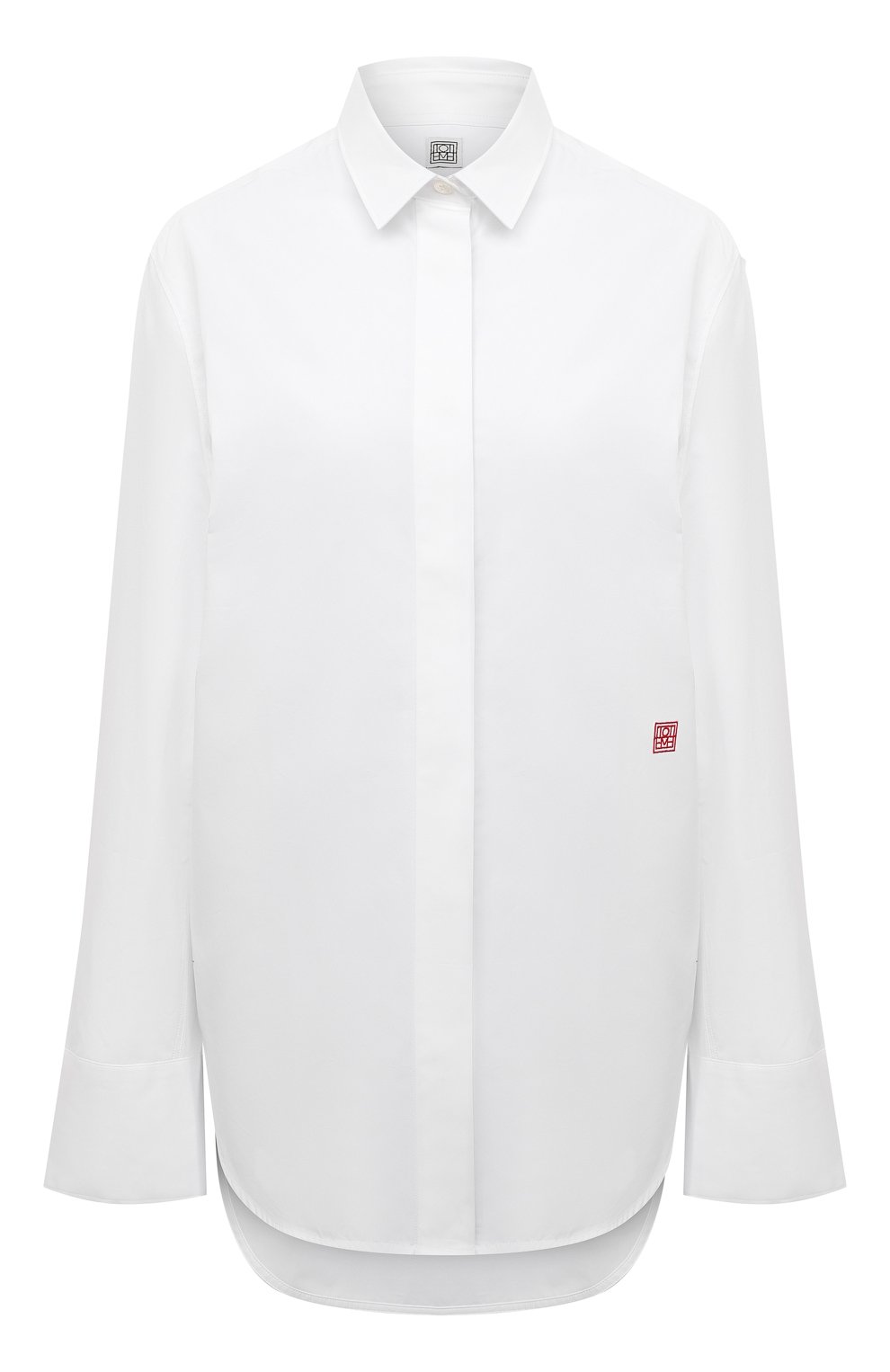 Хлопковая рубашка TOTEME, арт. 213-729-710, фото 1