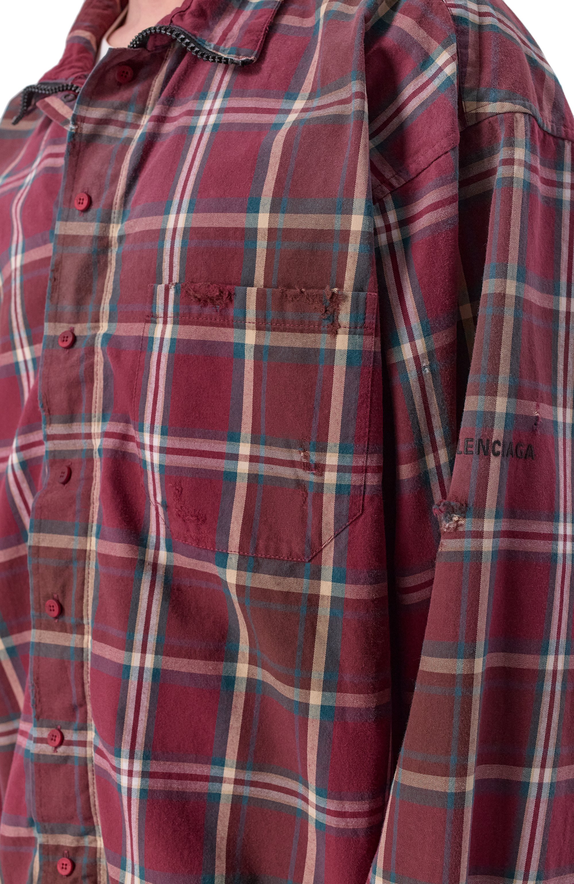 Хлопковая рубашка BALENCIAGA, арт. 850813/TLM09, фото 5