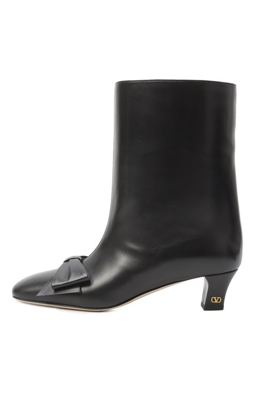 Кожаные ботильоны Bowow 45 Valentino 7W2S0MB1/DDT Чёрный  7W2S0MB1/DDT Фото 4