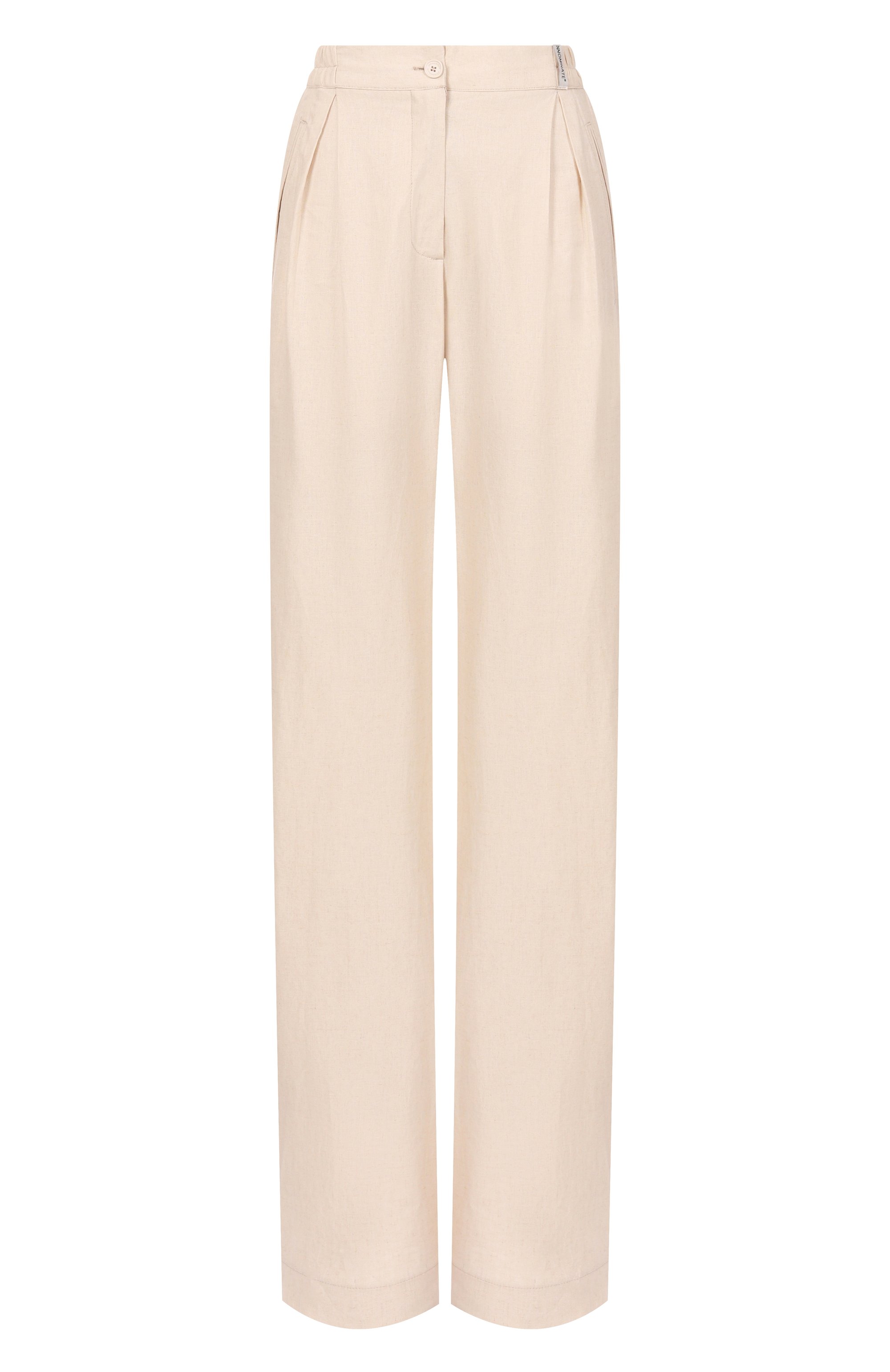 Брюки изо льна и вискозы HINNOMINATE, арт. HMABW01854, фото 1