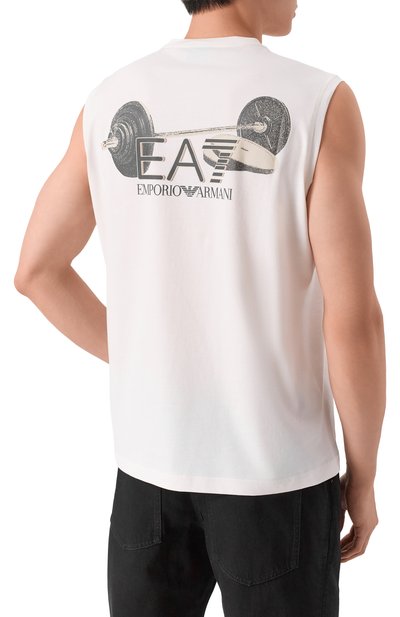 Хлопковая майка EA7, арт. 7M001405/AF22264, фото 4