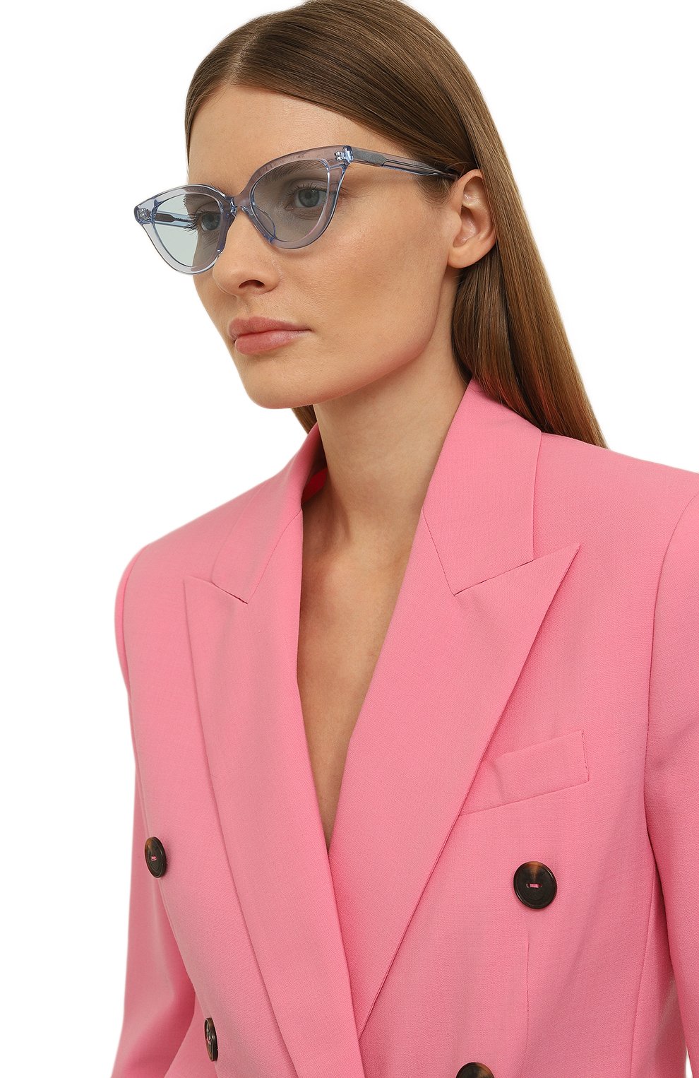 Солнцезащитные очки PROJEKT PRODUKT голубого цвета по цене 28400 руб., арт. GE-CC1 C02, фото 2 Солнцезащитные очки PROJEKT PRODUKT, арт. GE-CC1 C02, фото 2