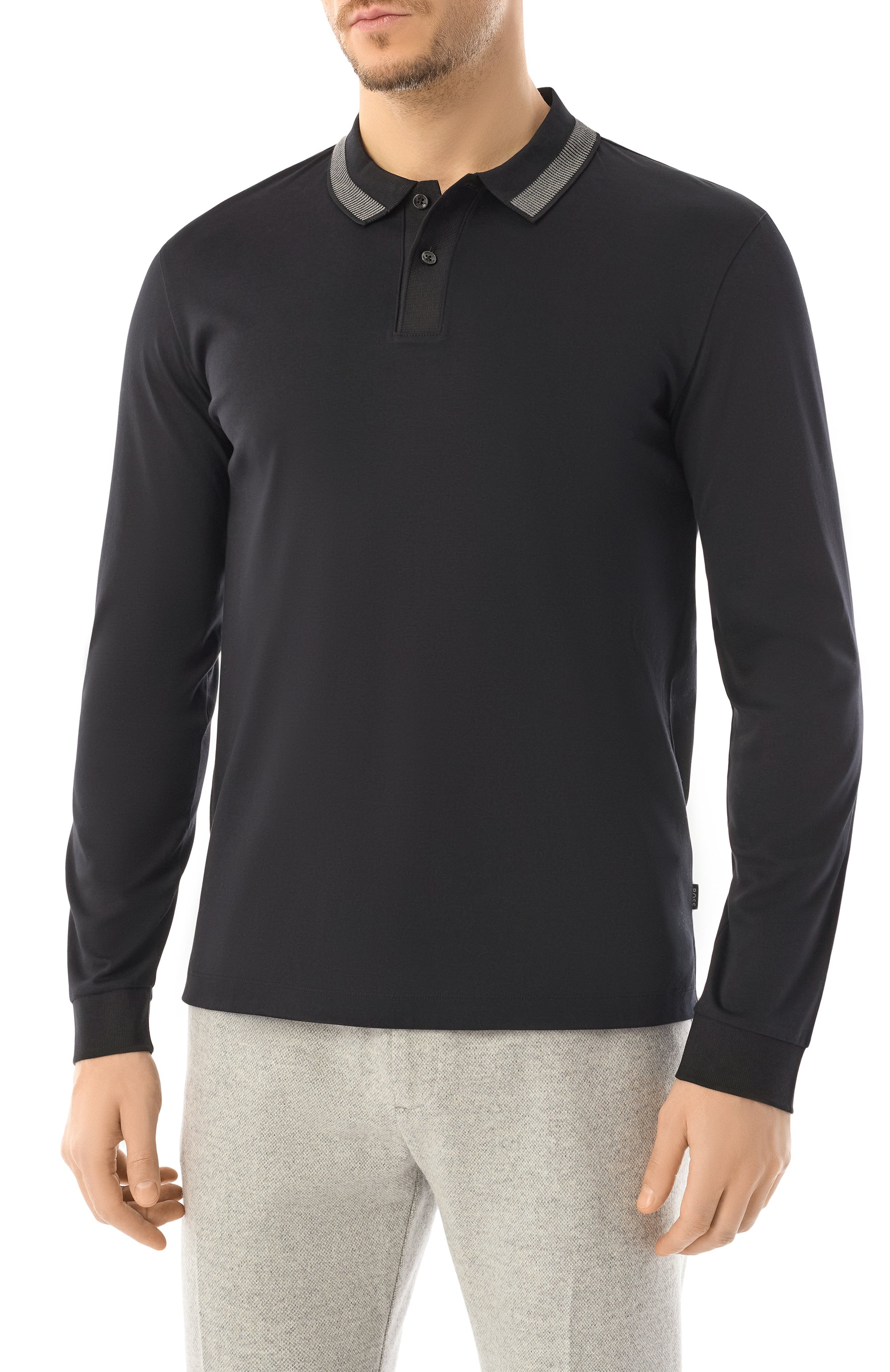 Хлопковое поло BOSS, арт. 50531787, фото 3