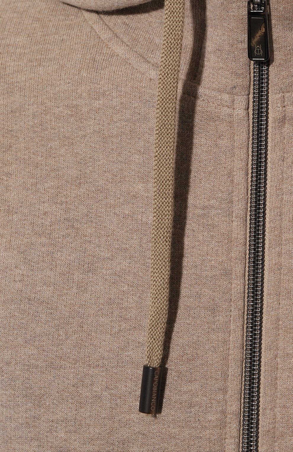 Толстовка из хлопка и кашемира CAPOBIANCO, арт. 17M404.FW00., фото 5