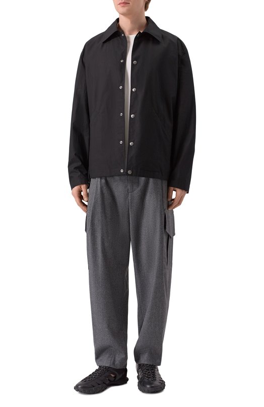 Кожаные кроссовки Moon Jil Sander J33WS0048/P7580 Чёрный  J33WS0048/P7580 Фото 2