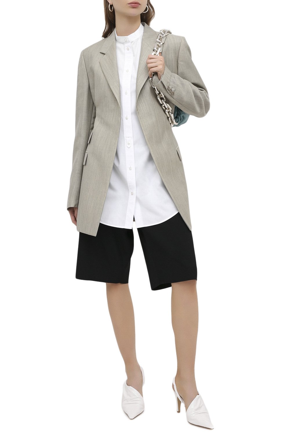 Хлопковая рубашка JIL SANDER, арт. JSXR600205-WR244300, фото 2
