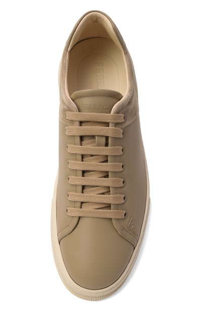 Кожаные кеды FERRAGAMO, арт. 026363/772429, фото 5