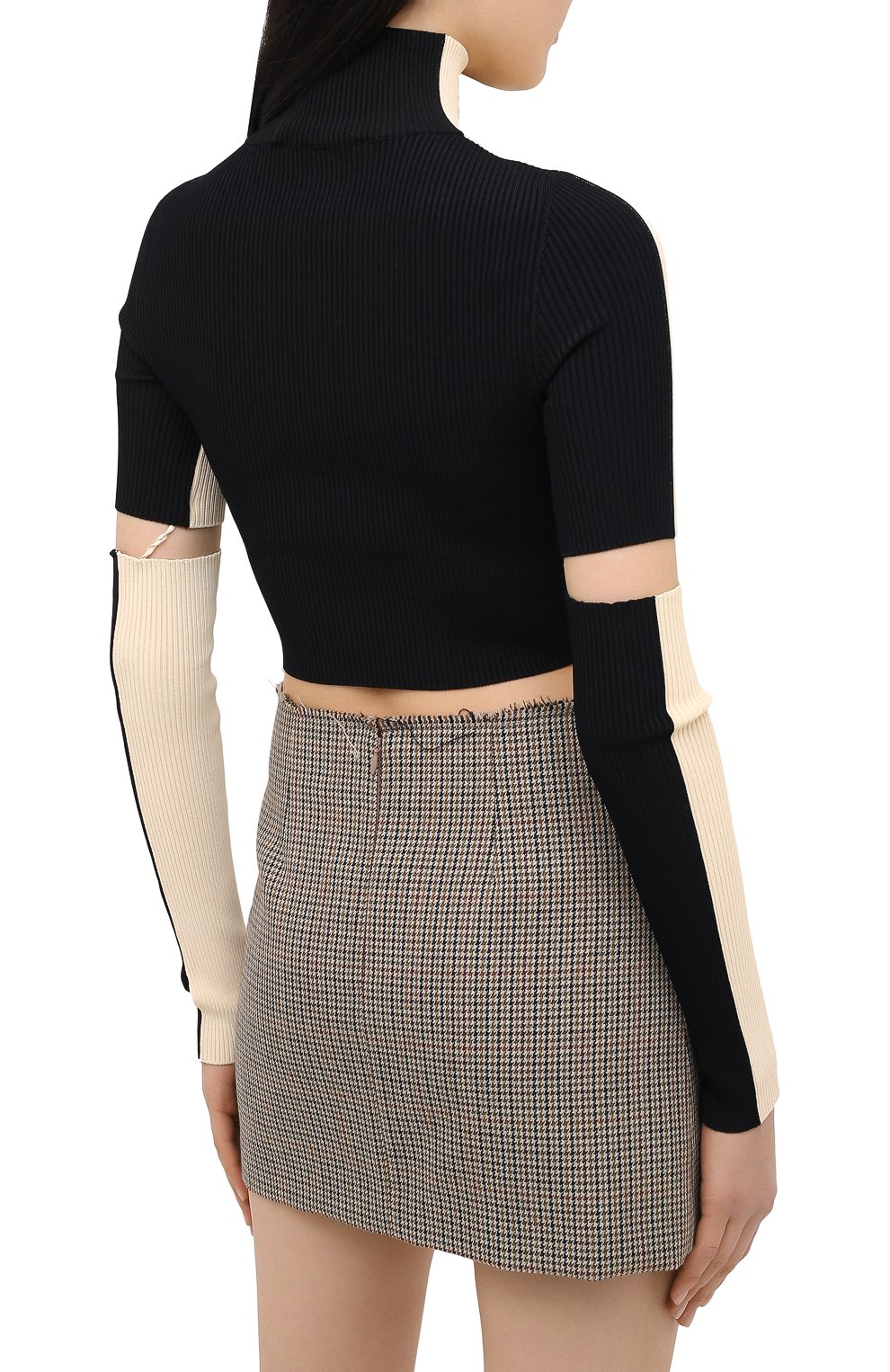 Пуловер из вискозы OFF-WHITE кремового цвета по цене 106000 руб., арт. 0WHF015F20KNI0016110, фото 4 Пуловер из вискозы OFF-WHITE, арт. 0WHF015F20KNI0016110, фото 4