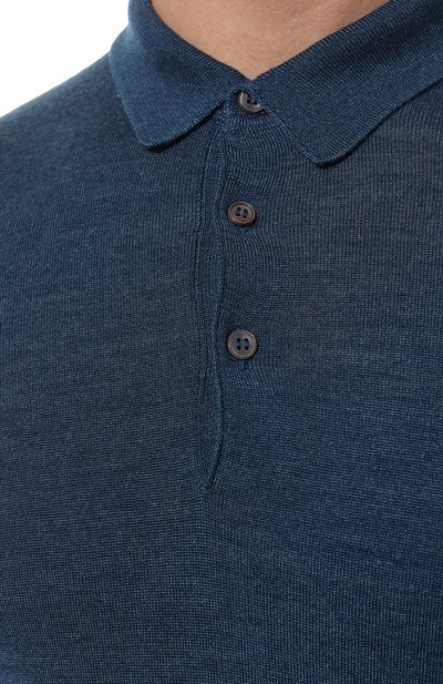 Поло из шерсти и шелка GRAN SASSO, арт. 57132/13190, фото 5