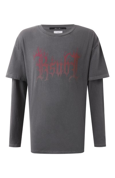 Мужская хлопковый лонгслив KSUBI, арт. MPS25TE025