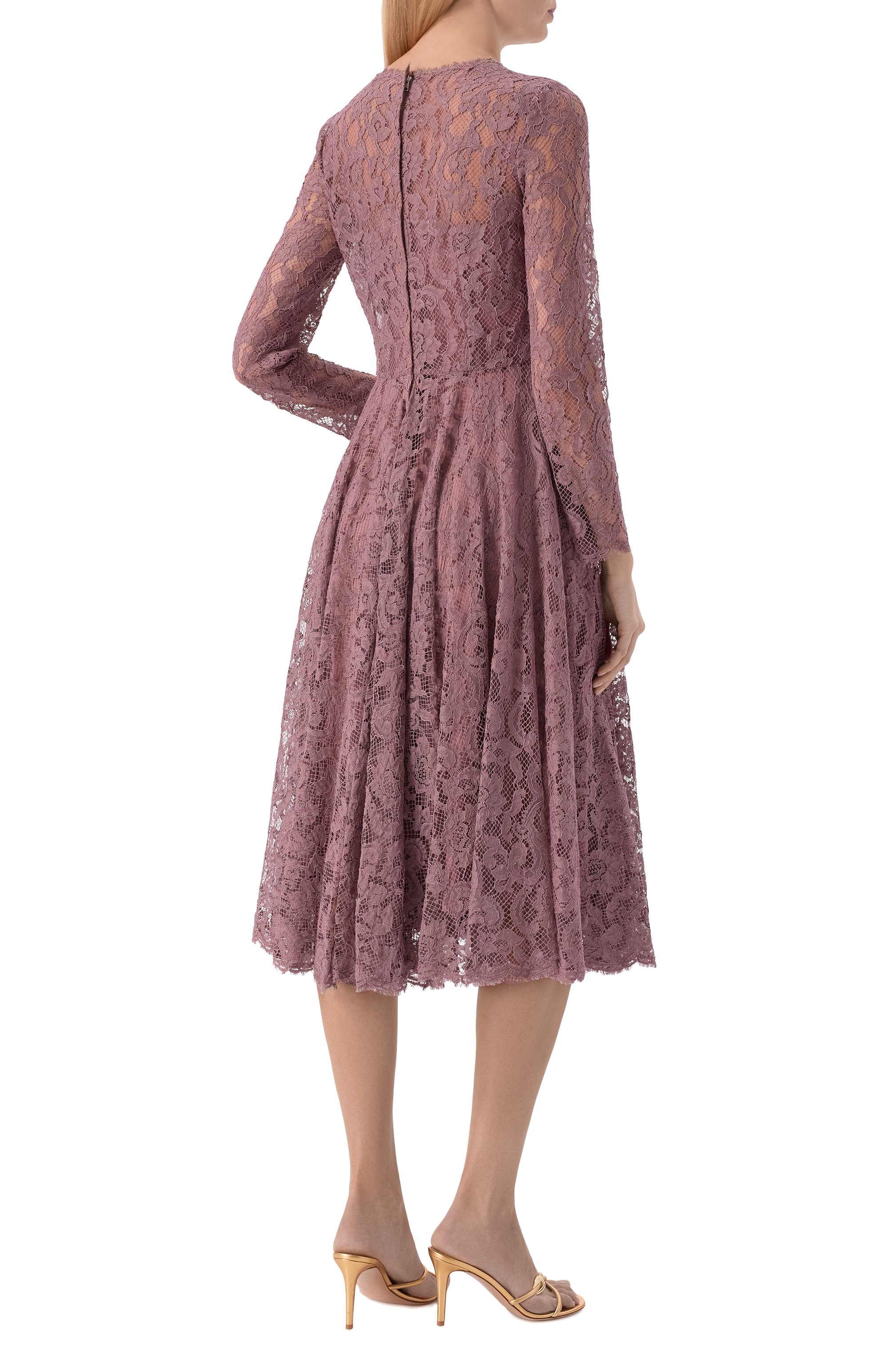 Платье из хлопка и вискозы DOLCE & GABBANA, арт. F6TJ0T/ILMDR, фото 3