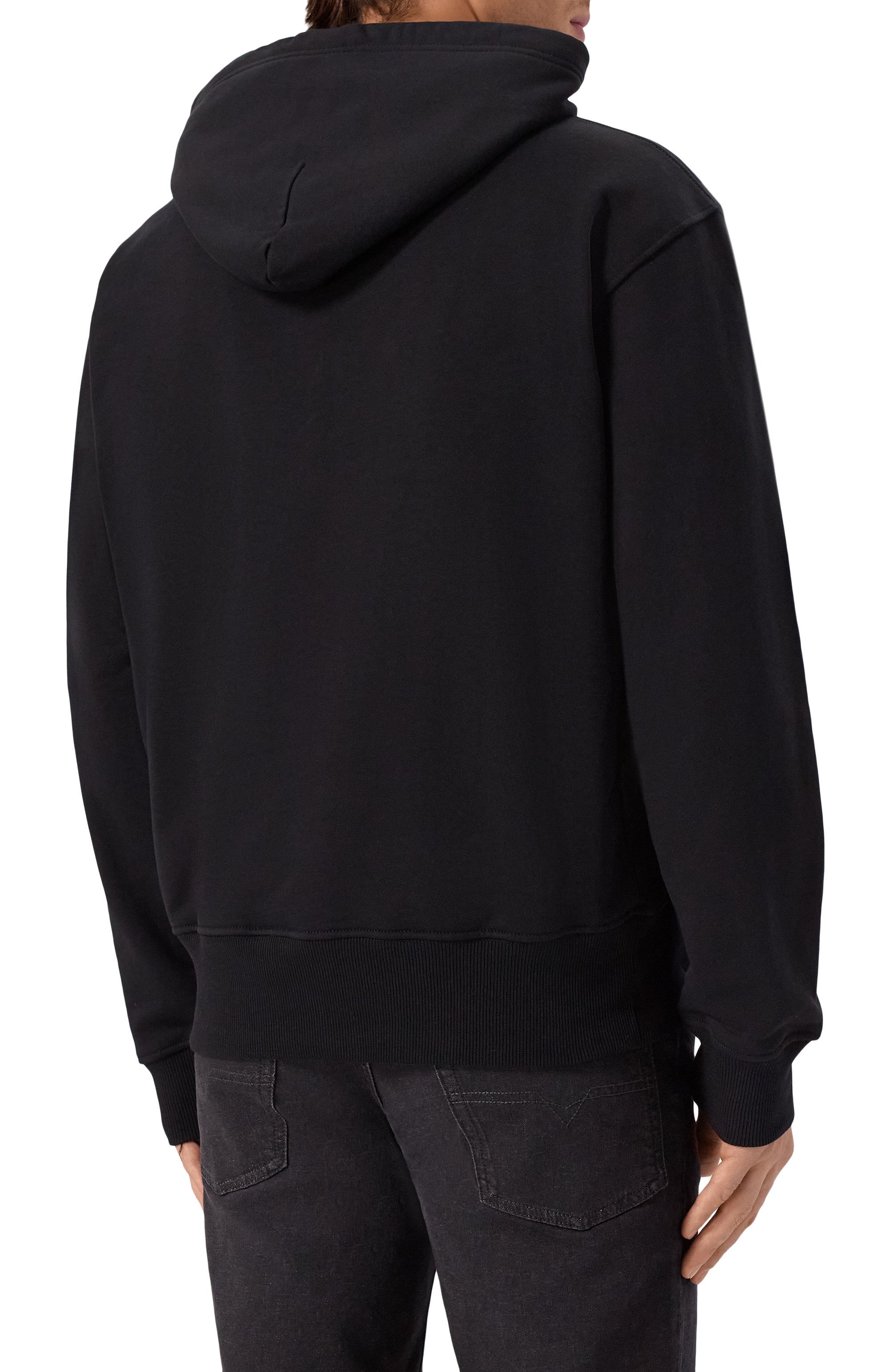 Хлопковое худи DIESEL, арт. A09856/0BMBJ, фото 4