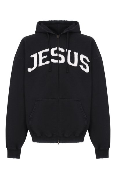 Мужской хлопковая толстовка VETEMENTS, арт. ME76ZU191BW/1302 M0LLET0N