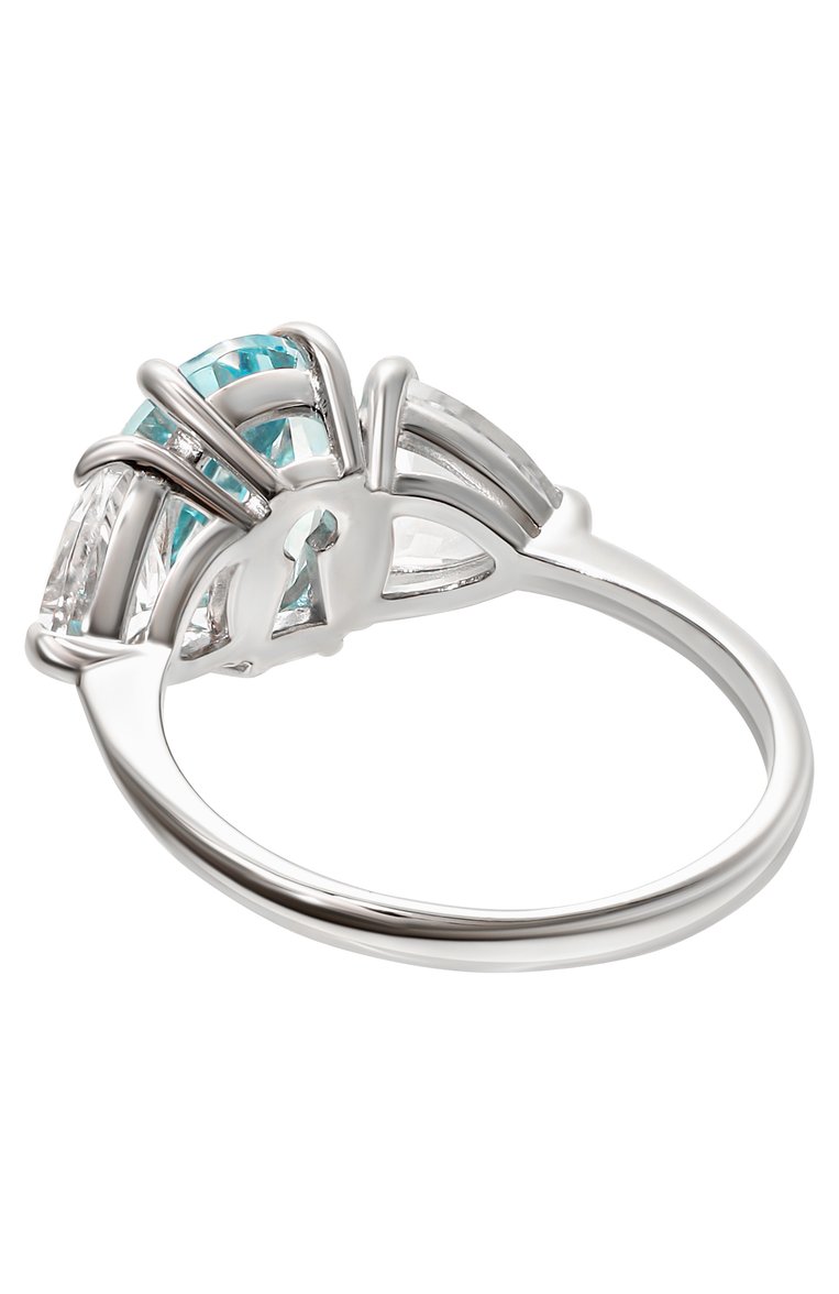 Женское кольцо SECRETS JEWELRY серебряного цвета, арт. КТГТС703 | Фото 3 (Региональные ограничения белый список (Axapta Mercury): Не проставлено; Нос: Не проставлено; Материал: Камень, Серебро)