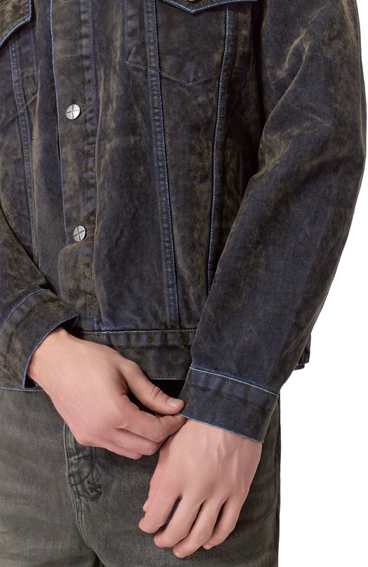 Джинсовая куртка Ksubi MFA25JK017 Синий  MFA25JK017 Фото 5