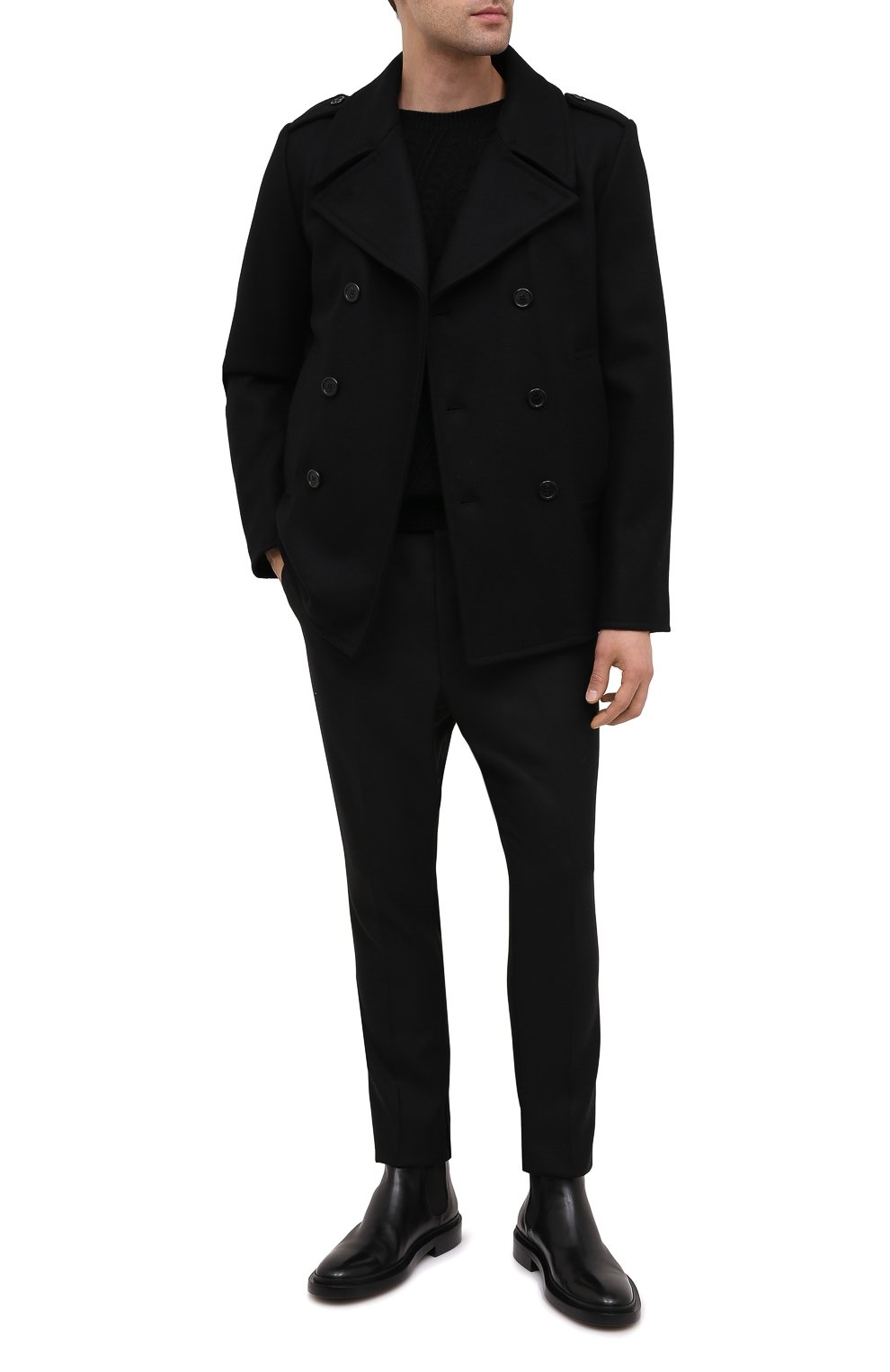 Шерстяной бушлат SAINT LAURENT, арт. 628690/Y060W, фото 2