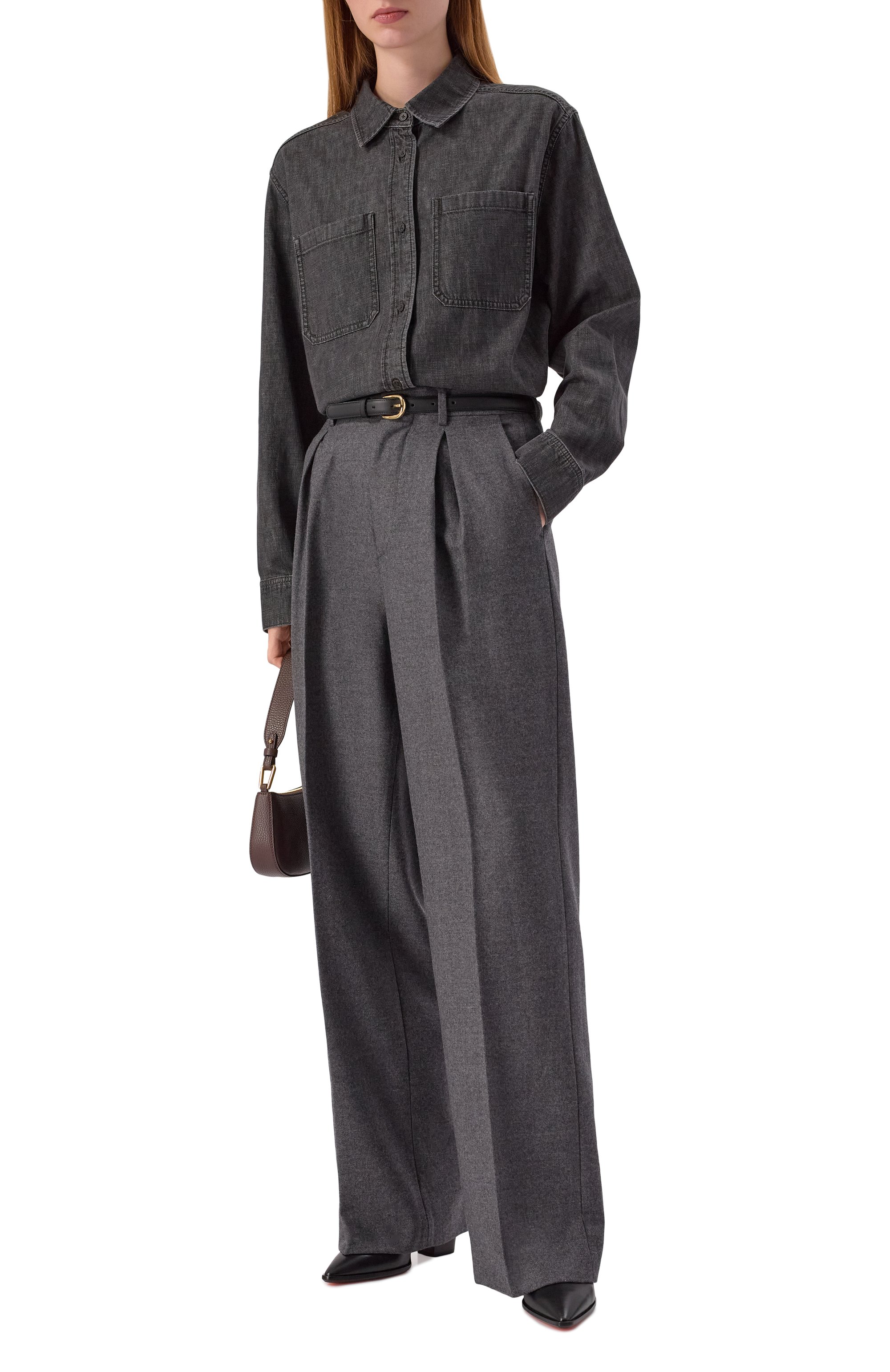 Джинсовая рубашка 12 STOREEZ, арт. 132696, фото 2