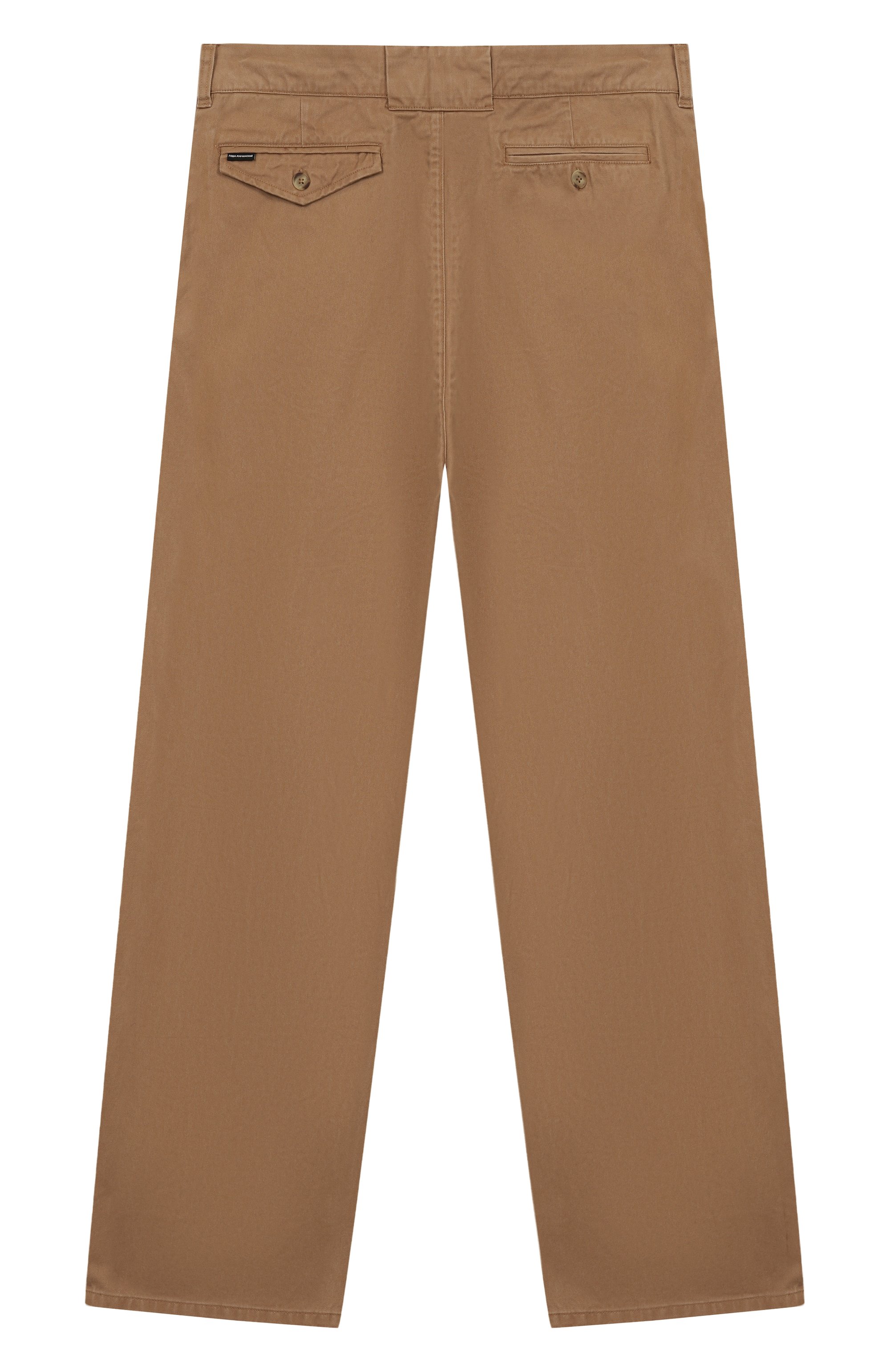 Хлопковые брюки ГОША РУБЧИНСКИЙ, арт. P_0201_BEIGE, фото 2