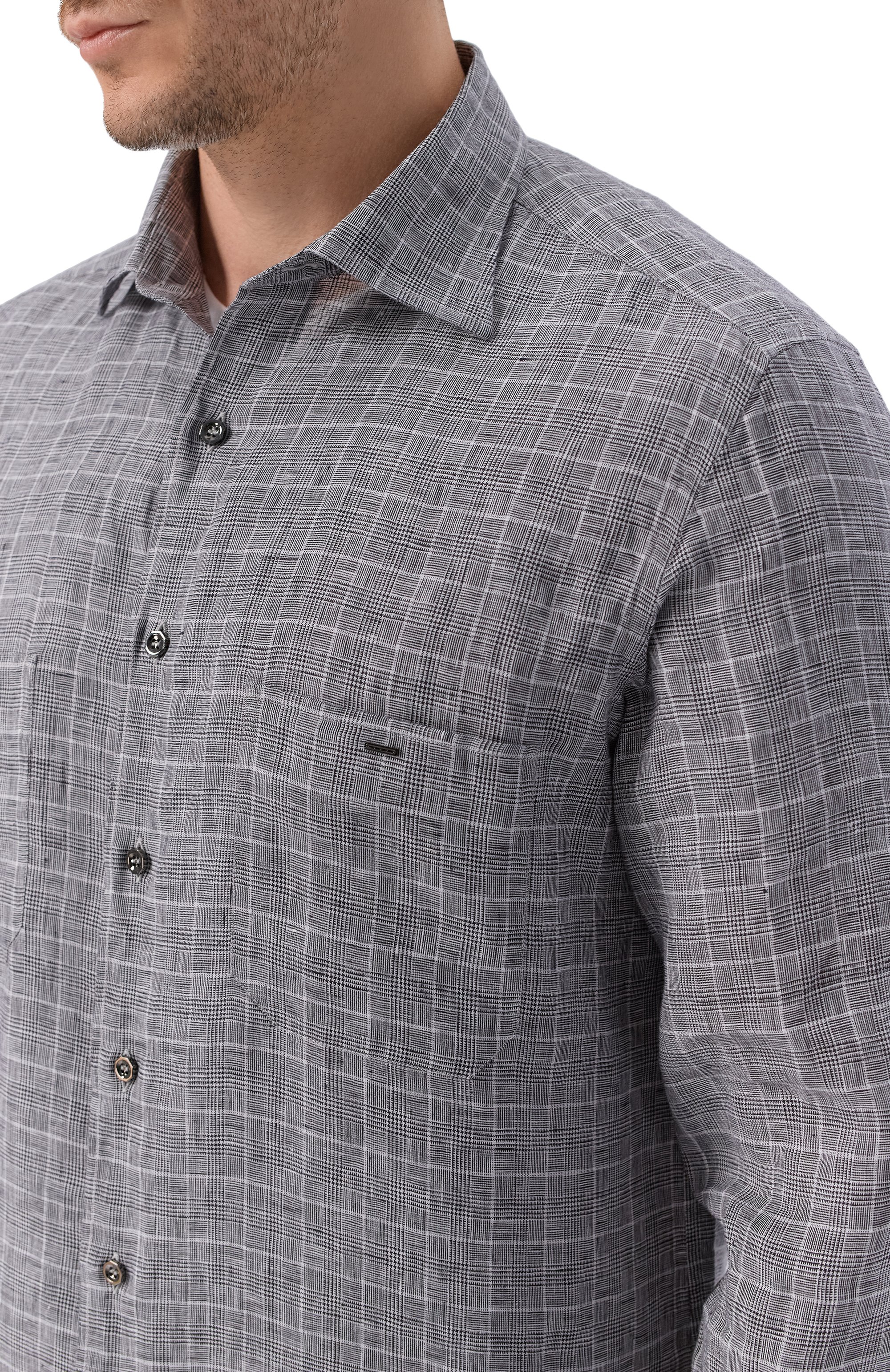 Льняная рубашка STEFANO RICCI, арт. MC007948/BX3124, фото 5