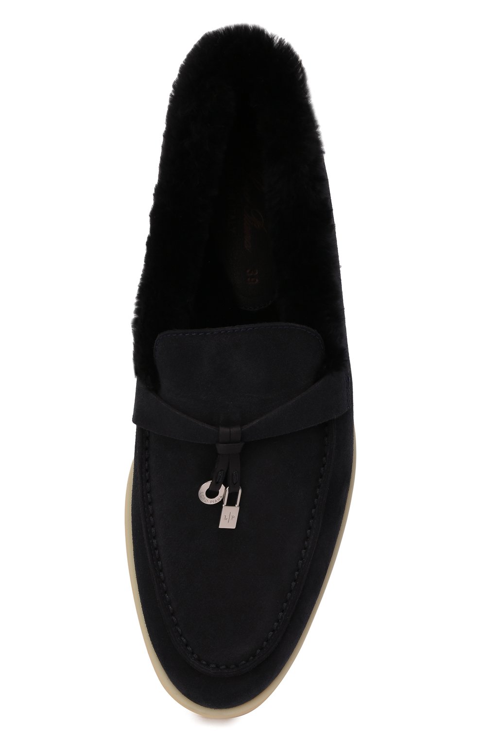 Замшевые лоферы summer charms walk LORO PIANA, арт. FAL9227, фото 6