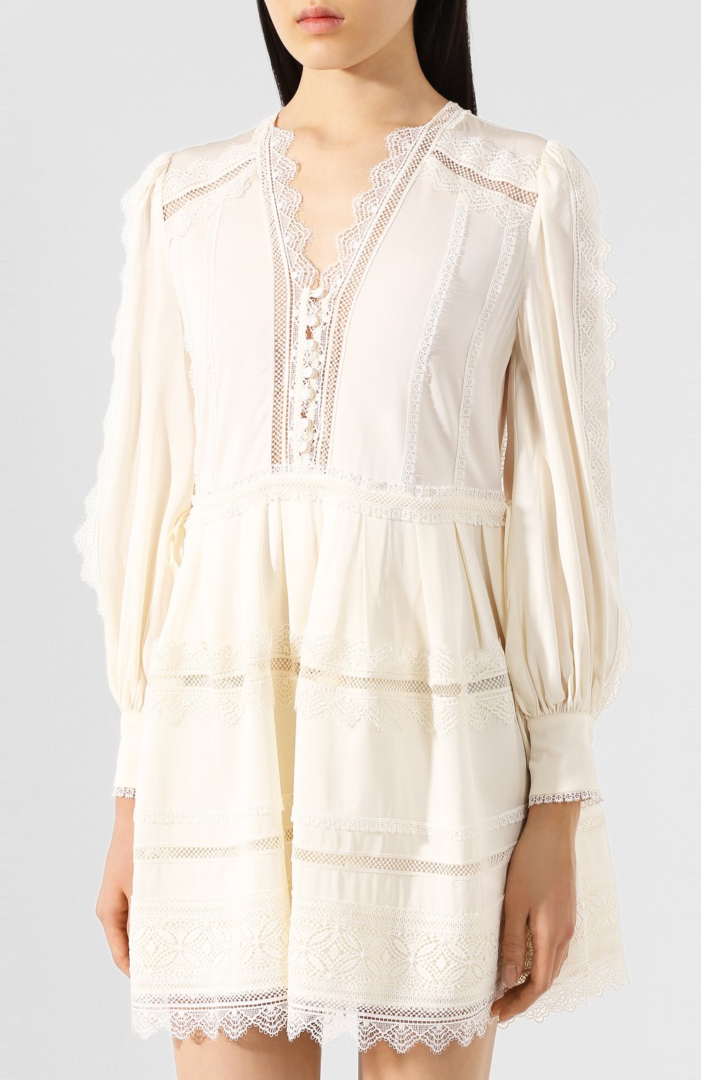 Платье из вискозы SELF-PORTRAIT, арт. RS20-092W, фото 3