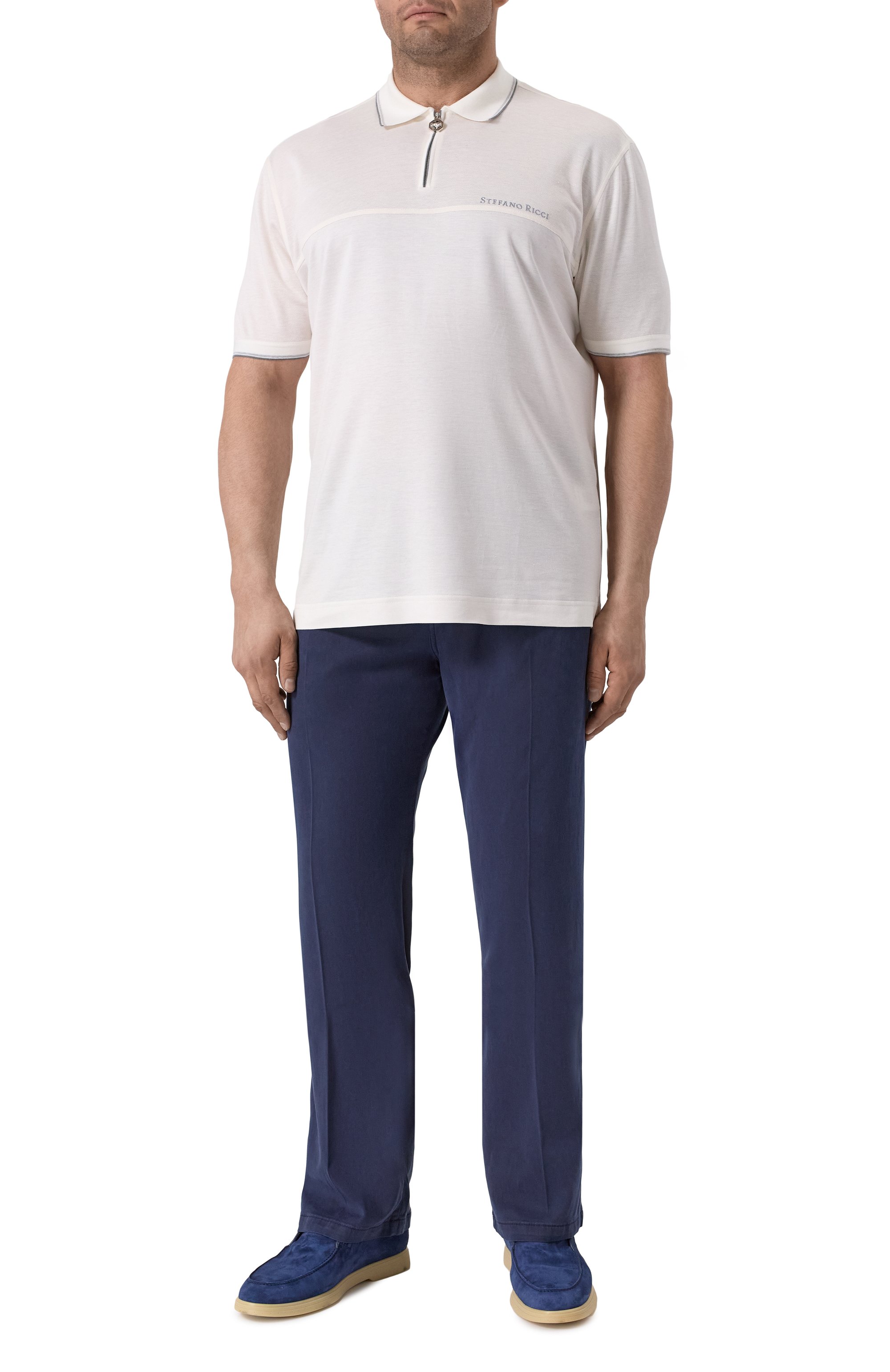 Поло из шелка и льна STEFANO RICCI, арт. K919053P31/T25102/62, фото 2