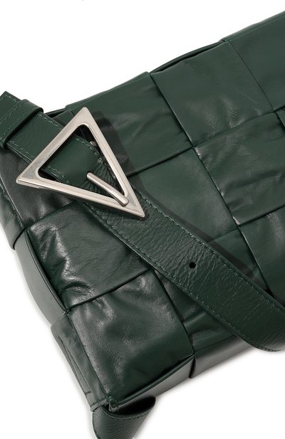 Сумка cassette BOTTEGA VENETA зеленого цвета по цене 293500 руб., арт. 667298/VCQ71, фото 3 Сумка cassette BOTTEGA VENETA, арт. 667298/VCQ71, фото 3