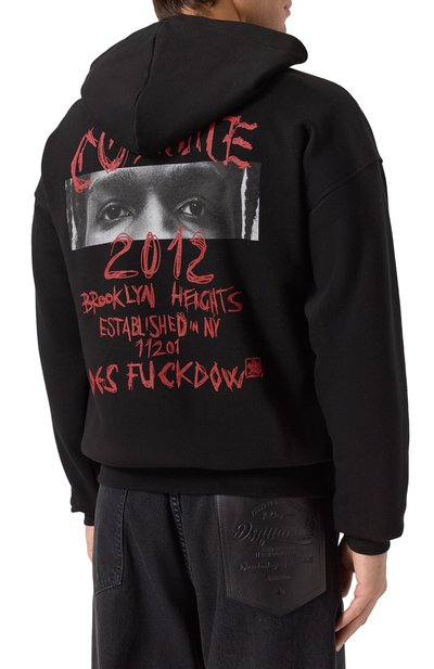 Хлопковое худи COMME DES FUCKDOWN, арт. CFABM01807, фото 4