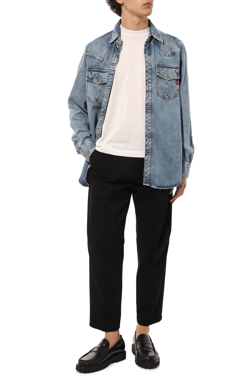 Хлопковые брюки DIESEL, арт. A11096/0HJAH, фото 2