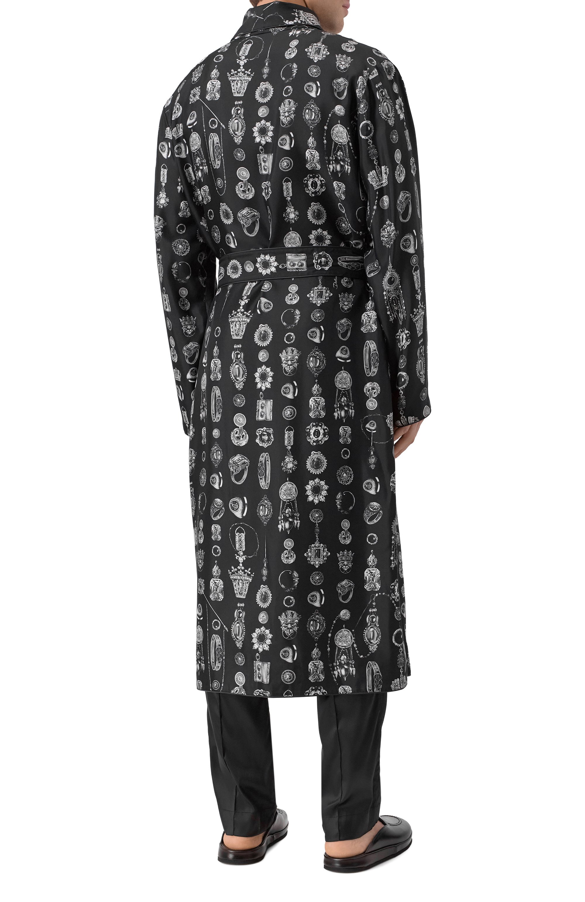 Шелковый халат DOLCE & GABBANA, арт. G031TT/IS1ZV, фото 3