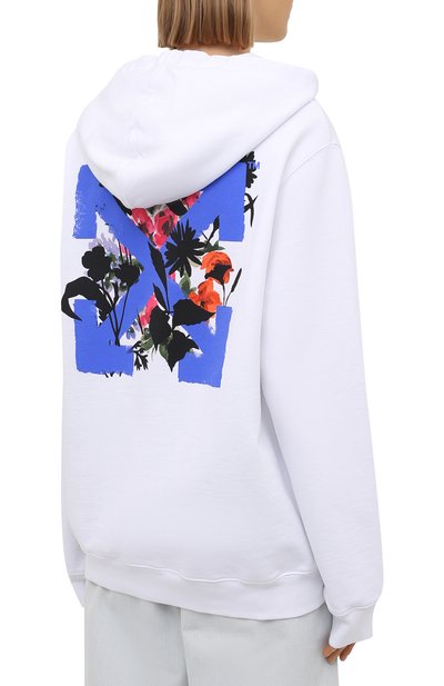 Хлопковое худи OFF-WHITE, арт. 0WBB035S21JER001, фото 4