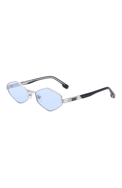 Женские солнцезащитные очки 9FIVE, арт. IRIS RH0MBUS-PLATINUM/CRYSTAL BLUE
