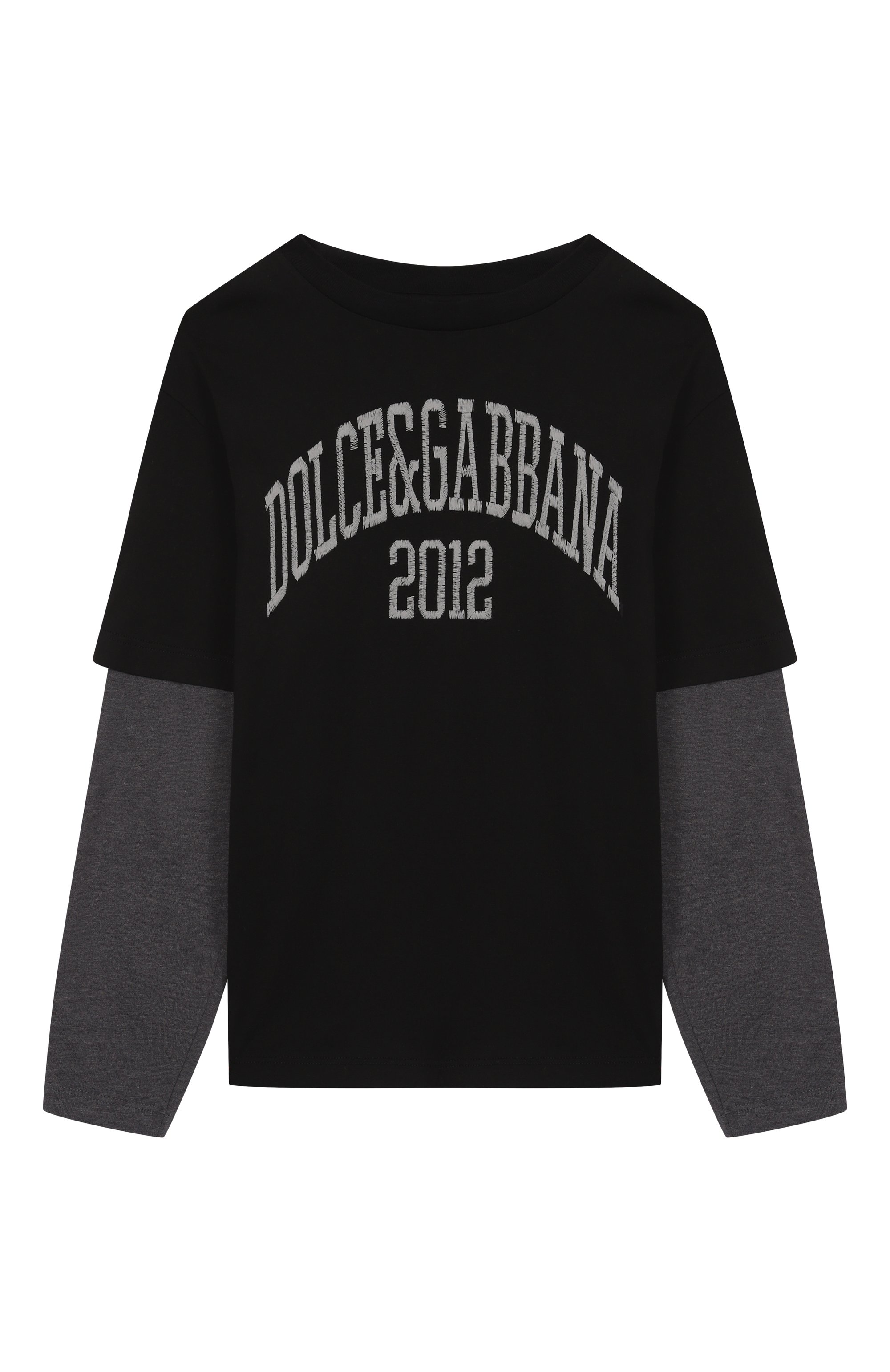 Хлопковый лонгслив DOLCE & GABBANA, арт. L4JTCY/G7PIN/8-12+, фото 1