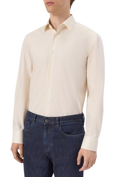 Хлопковая сорочка BOSS, арт. 50545145, фото 3