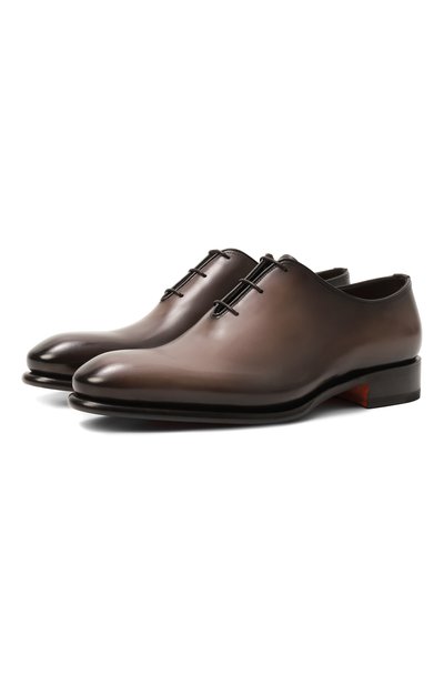 Мужские кожаные оксфорды carter SANTONI, арт. MCCG16229MC1HFUL