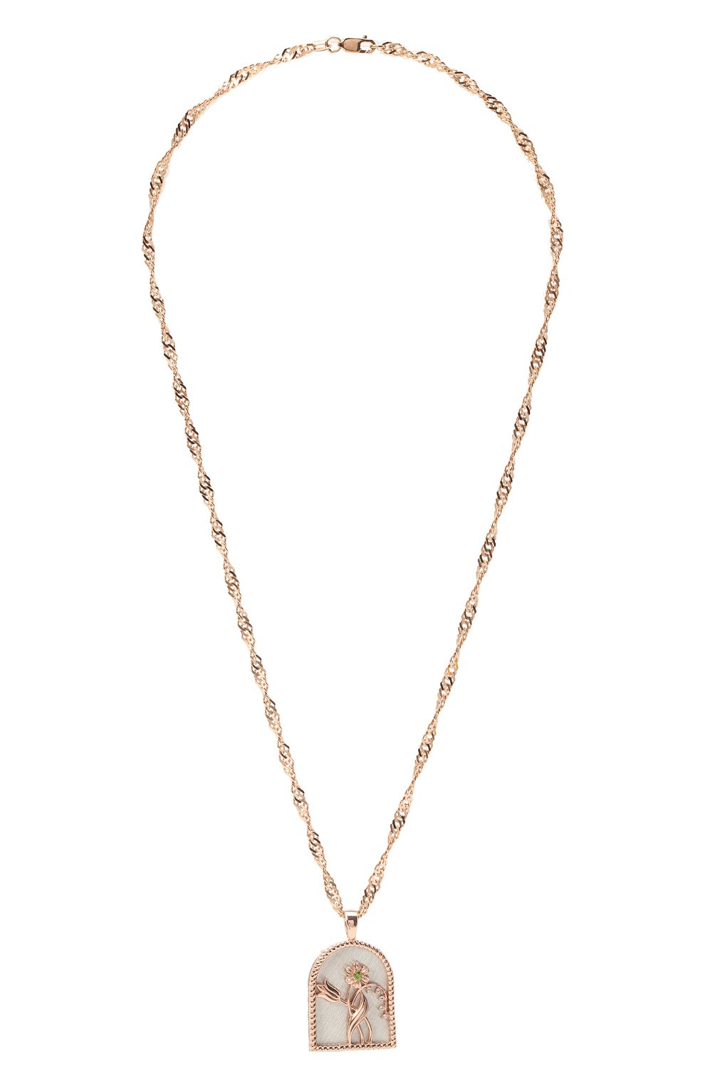 Подвеска-арка с демантоидом MOONKA, арт. dem-anl, фото 1