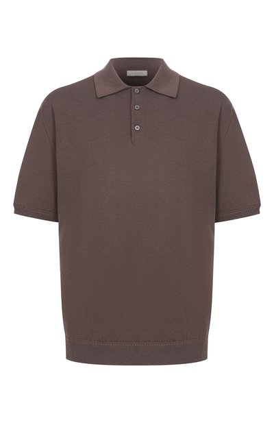 Мужская поло из хлопка и шелка CANALI, арт. C0127B/MK02479_001