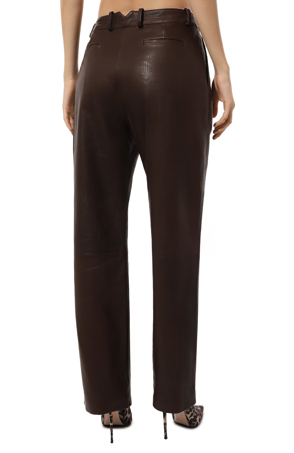 Кожаные брюки HALFBOY, арт. HFW241WLPN179, фото 4