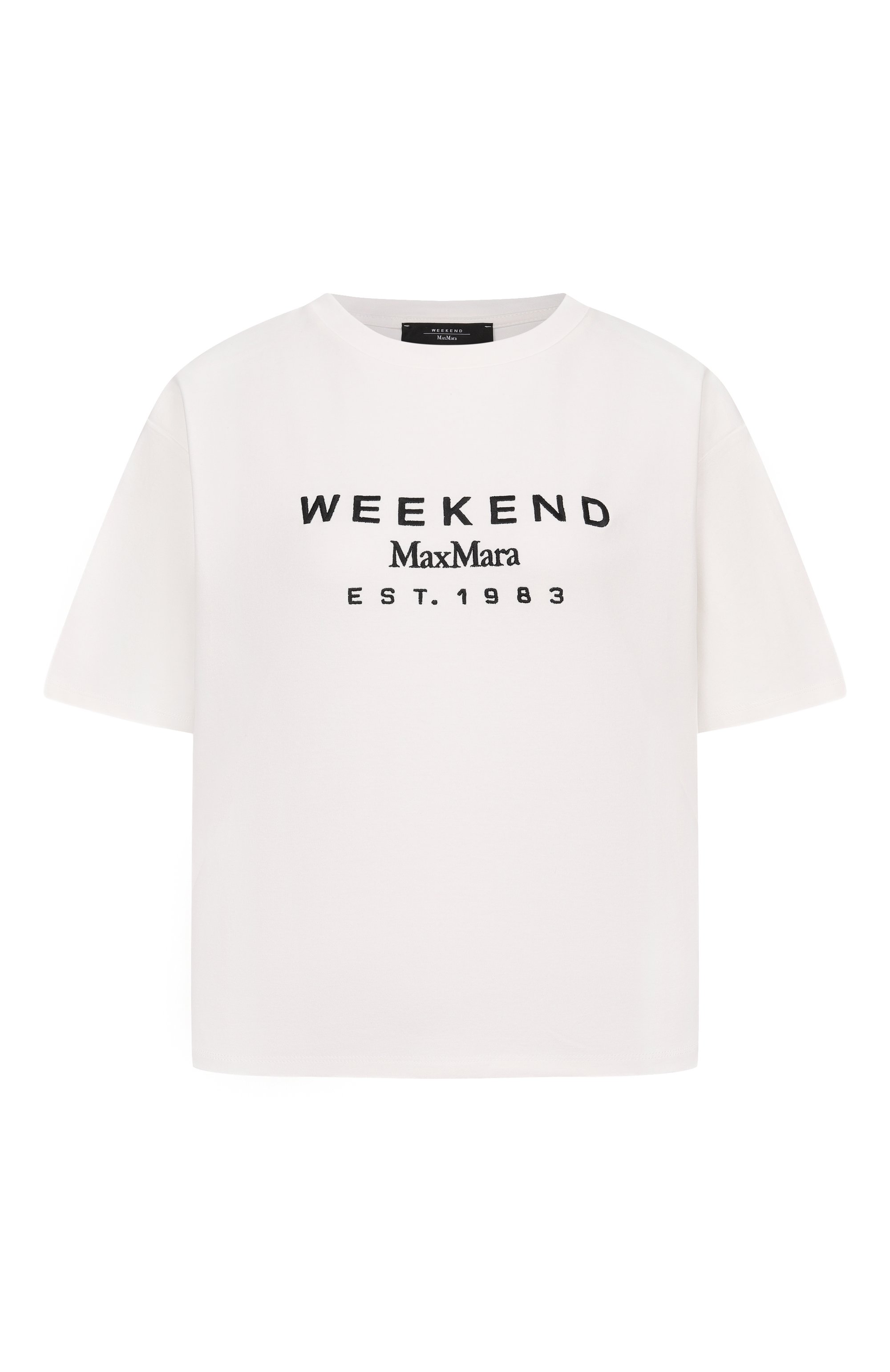 Хлопковая футболка WEEKEND MAX MARA, арт. WKDSABAT0, фото 1