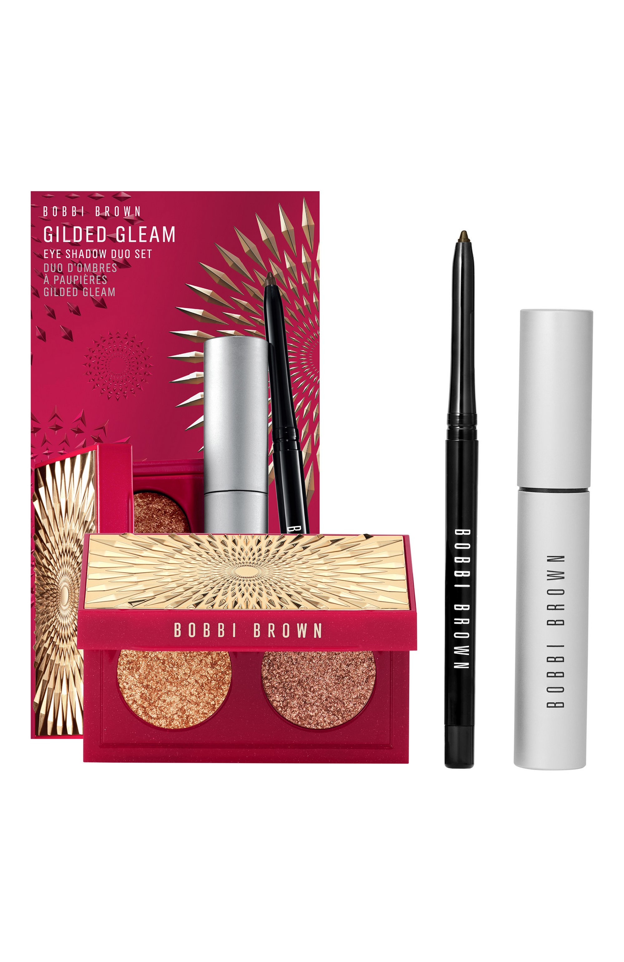 Набор для макияжа глаз gilded gleam eye shadow duo BOBBI BROWN, арт. H815-Y4, фото 1