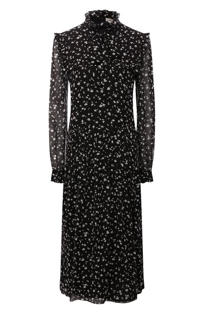 Женское шелковое платье SAINT LAURENT, арт. 660924/Y5D30