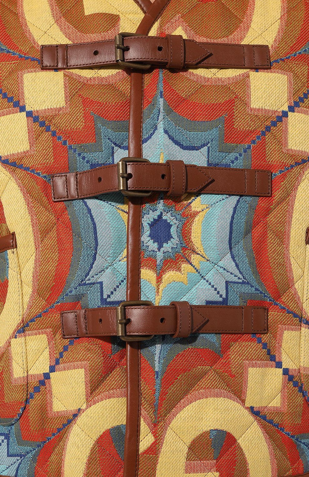 Куртка-жилет GUCCI желтого цвета по цене 504000 руб., арт. 681102 Z8AWC, фото 5 Куртка-жилет GUCCI, арт. 681102 Z8AWC, фото 5