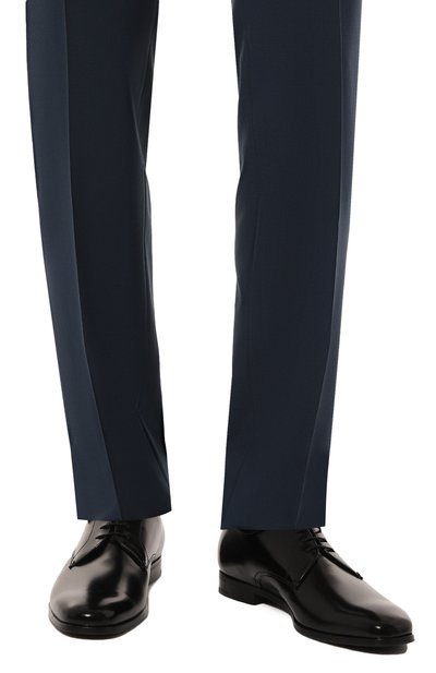 Кожаные дерби PRADA черного цвета по цене 92000 руб., арт. 2EB174-P39-F0002-X001, фото 3 Кожаные дерби PRADA, арт. 2EB174-P39-F0002-X001, фото 3