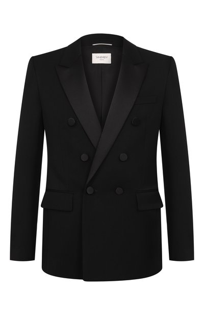 Мужской шерстяной смокинг SAINT LAURENT, арт. 821762/Y7E63