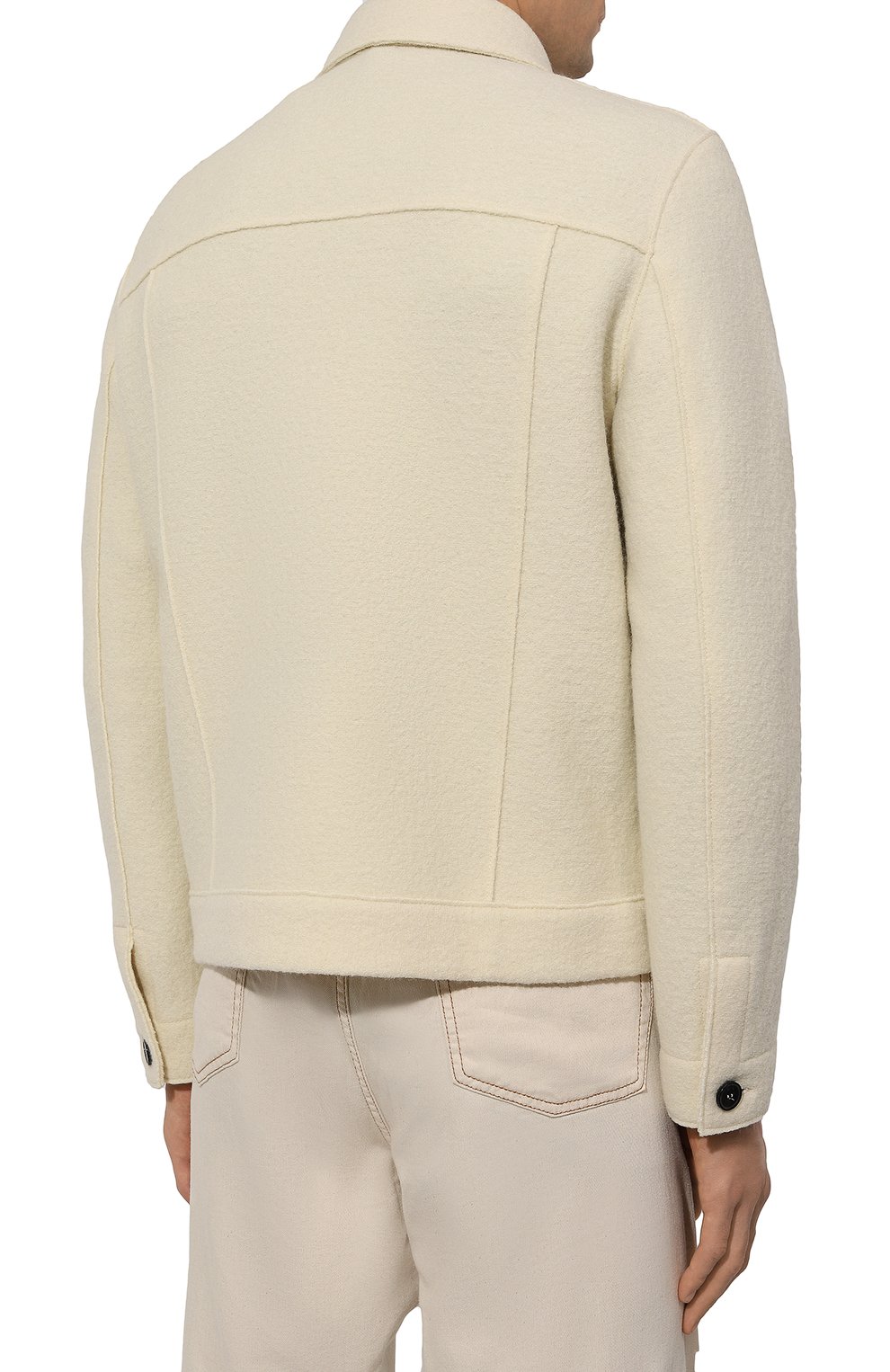 Шерстяная куртка-рубашка HARRIS WHARF LONDON, арт. C9331MLC, фото 4