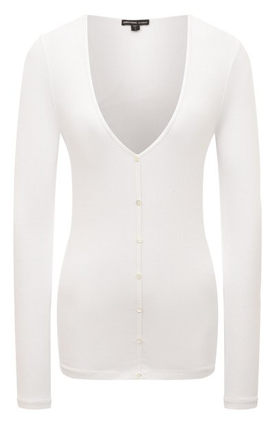 Хлопковый пуловер JAMES PERSE, арт. WNL3525/WHT, фото 1