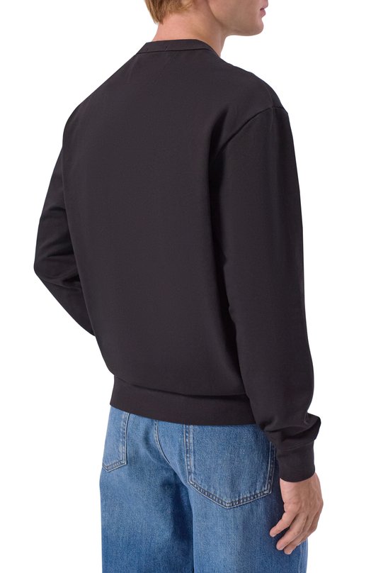 Хлопковый свитшот C.P. Company 20CLSS008A/006452W Чёрный  20CLSS008A/006452W Фото 4