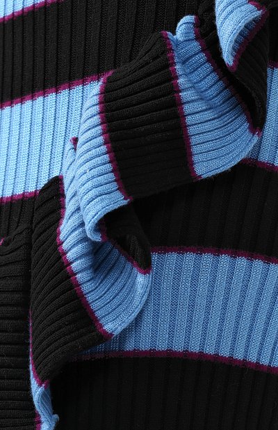 Вязаная юбка в контрастную полоску с оборкой KENZO, арт. 1JU546813, фото 5