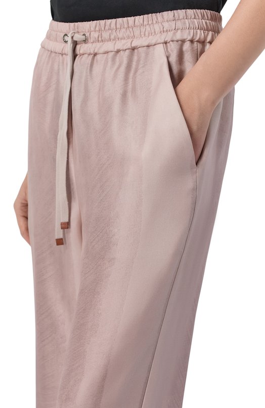 Шелковые брюки Lorena Antoniazzi P2657PA31A/5218 Розовый  P2657PA31A/5218 Фото 5